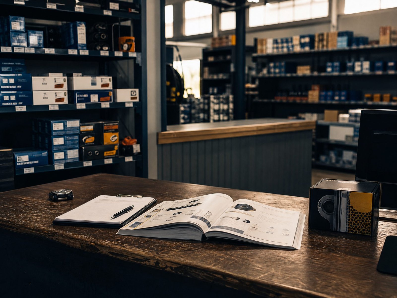 Trade counter conversation